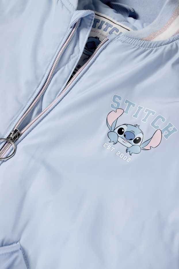 Enfants filles - Lilo & Stitch - blouson - bleu clair