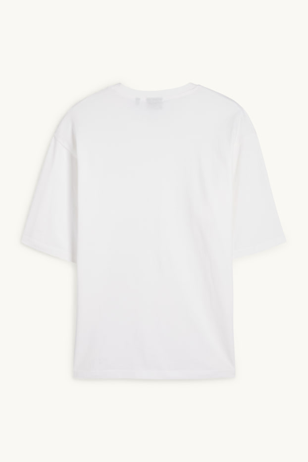 Hommes - T-shirt - oversize - blanc