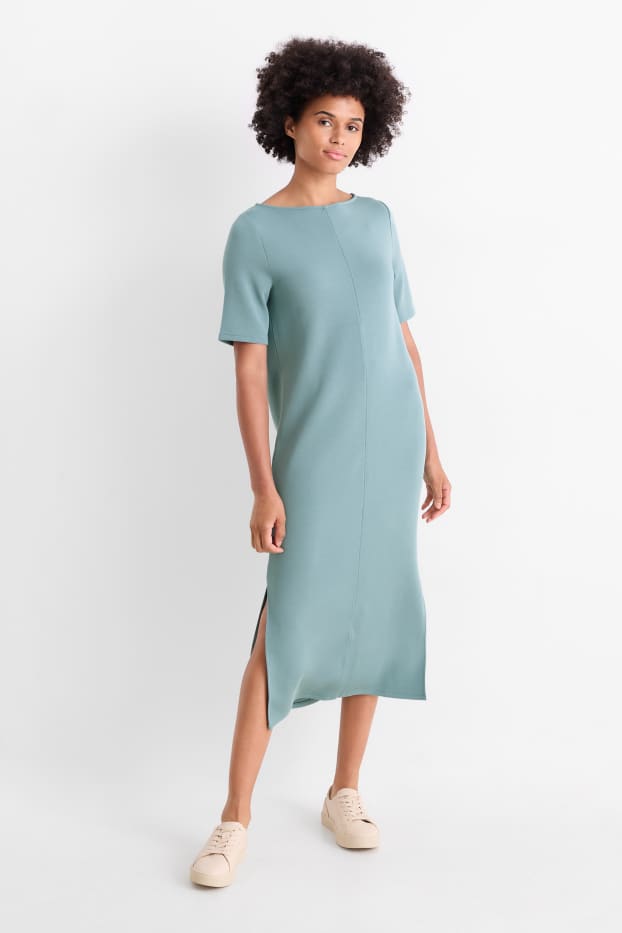 Dona - Vestit estil samarreta - turquesa