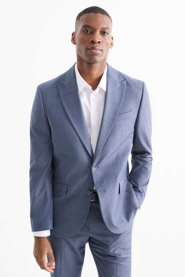 Herren - Baukasten-Sakko - Slim Fit - dunkelblau