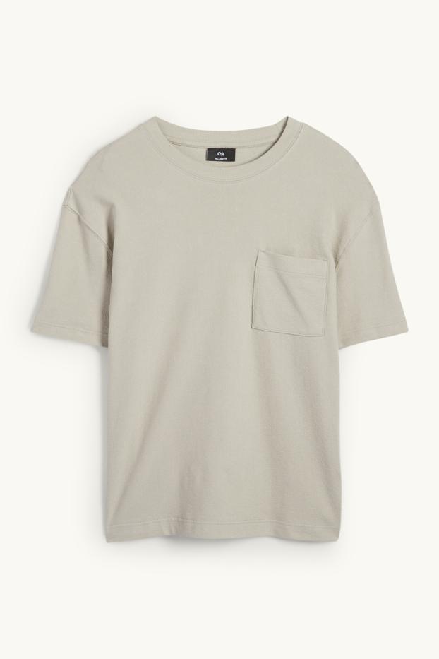 Herren - T-Shirt- Relaxed Fit - taupe