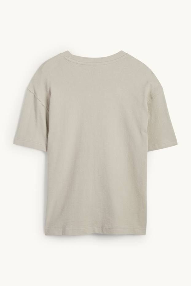 Herren - T-Shirt- Relaxed Fit - taupe