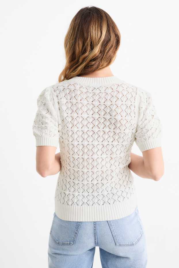 Femmes - Pull - blanc crème