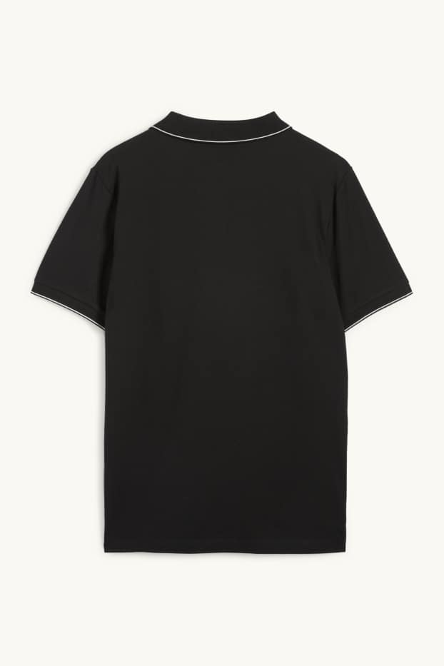 Herren - Poloshirt - schwarz