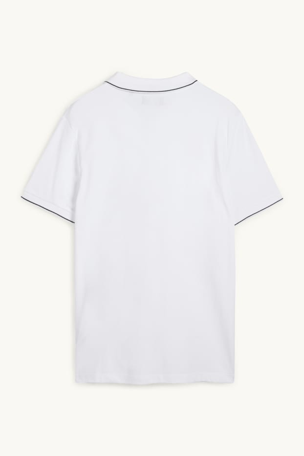 Herren - Poloshirt - weiss