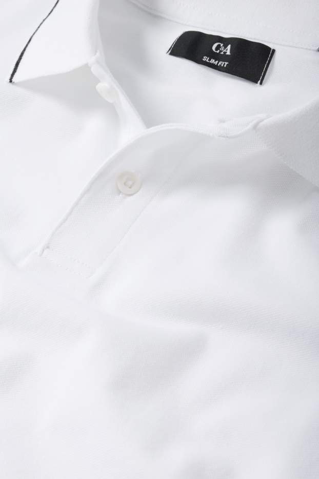 Herren - Poloshirt - weiss