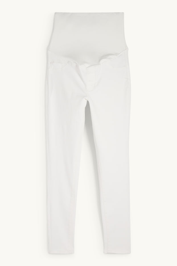 Women - Maternity jeans - jegging jeans - LYCRA® - cremewhite