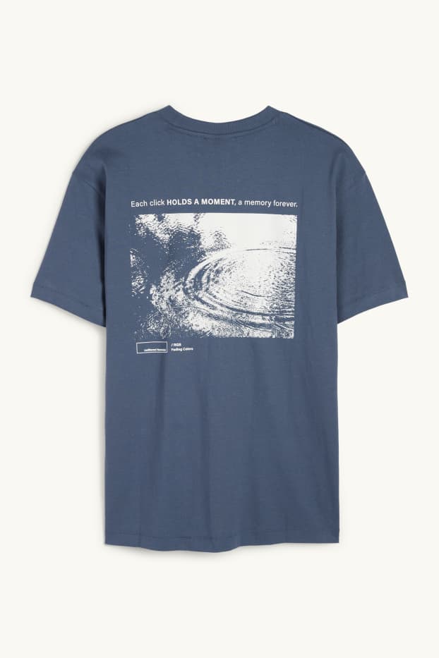 Herren - T-Shirt - Relaxed Fit - dunkelblau