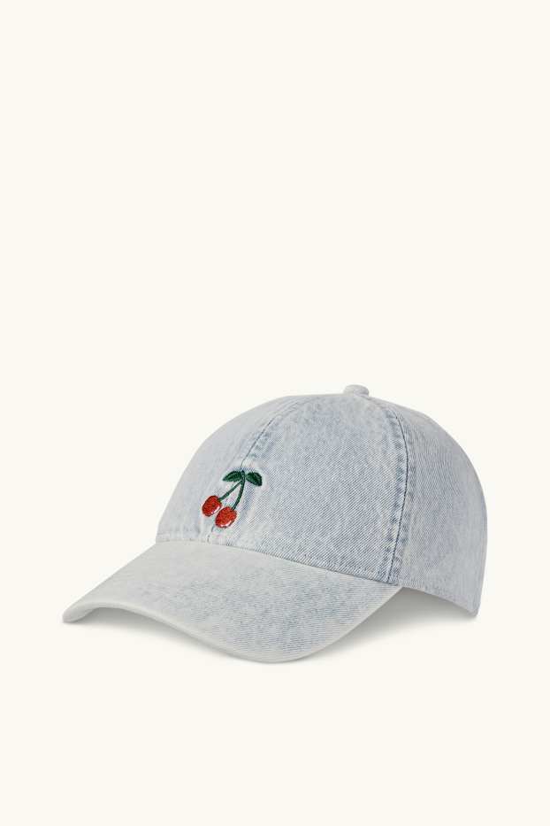 Women - Denim cap - denim-light blue