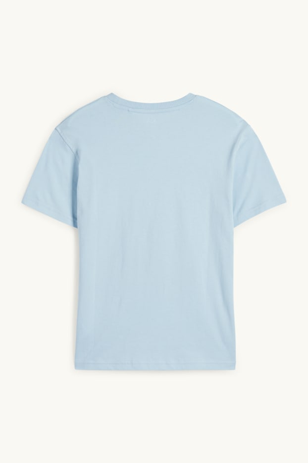 Kinder Jungen - Basketball - Kurzarmshirt - hellblau