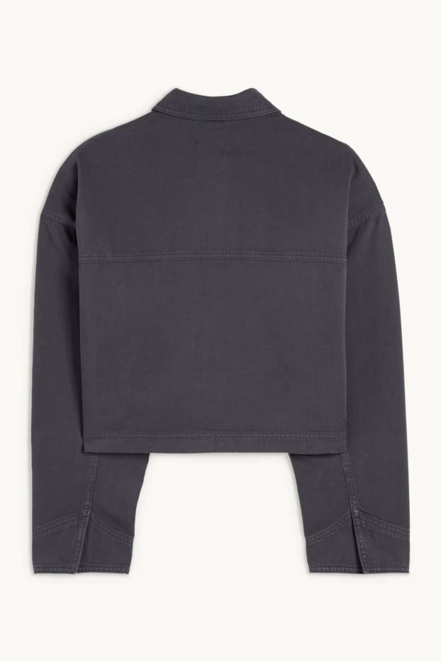 Women - Blouse - dark gray
