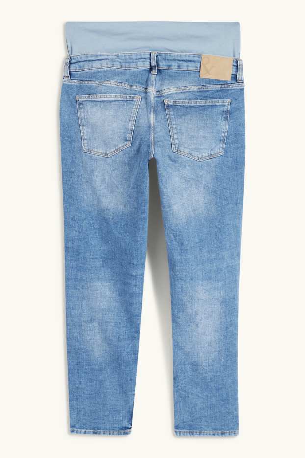 Dona - Texans de maternitat - tapered jeans - texà blau clar