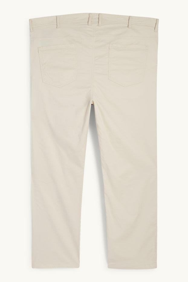 Hommes - Pantalon - regular fit - beige clair