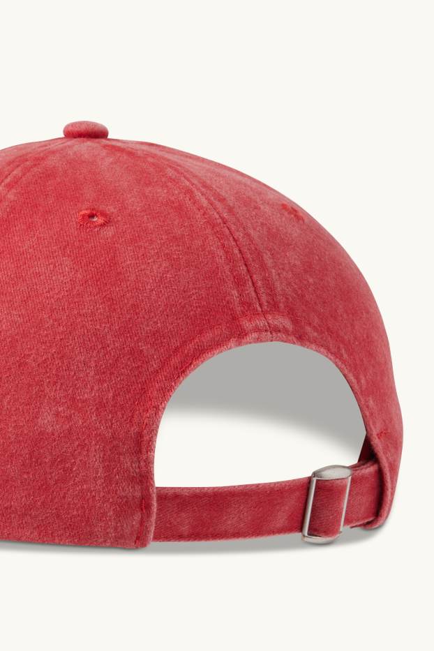 Men - Cap - dark red