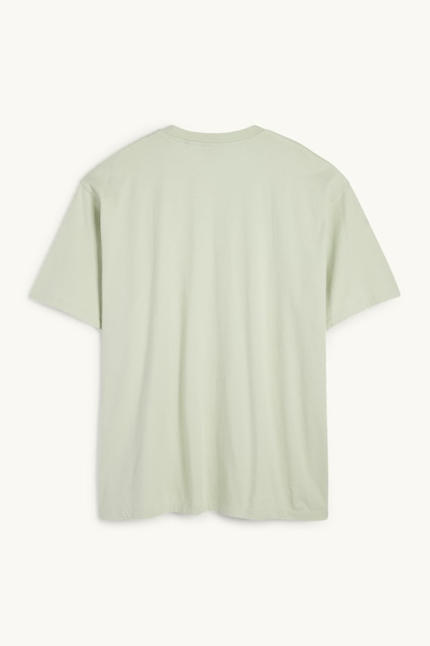 Heren - T-shirt - mintgroen