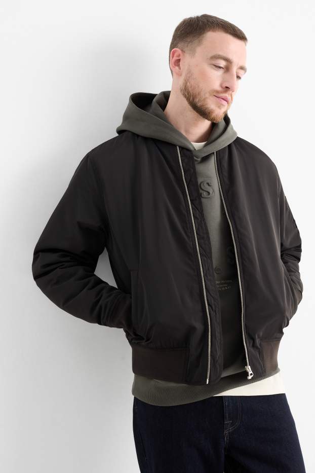 Herren - Bomberjacke - schwarz