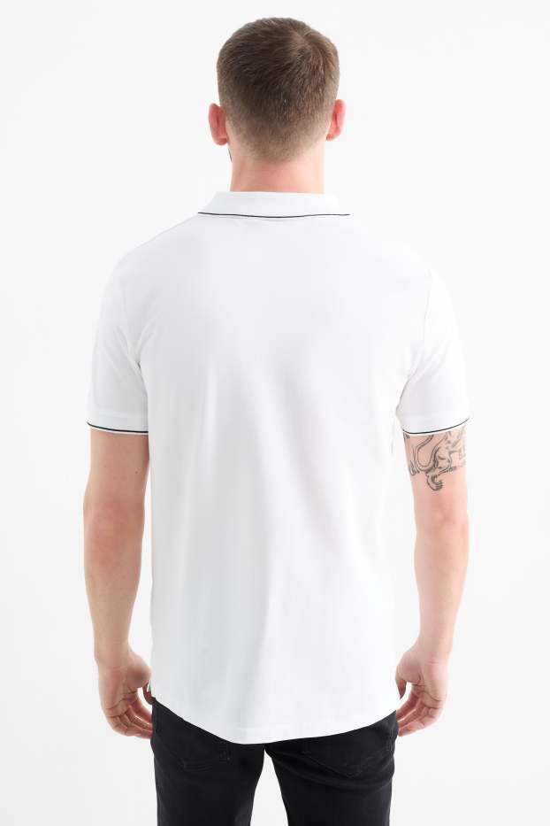 Herren - Poloshirt - weiss