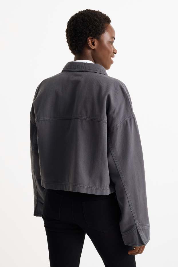 Women - Blouse - dark gray