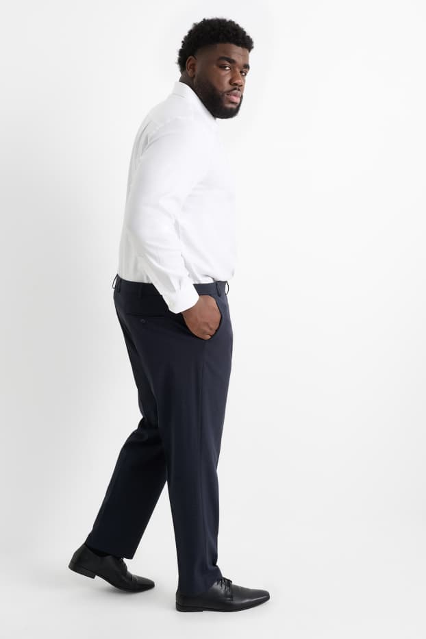 Bărbați - Pantaloni modulari - regular fit - Flex - albastru închis