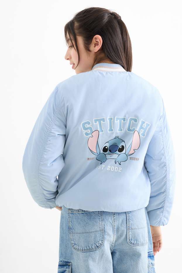 Enfants filles - Lilo & Stitch - blouson - bleu clair