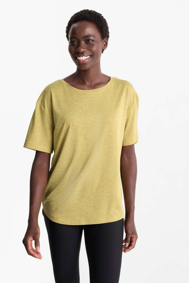 Donna - T-shirt sportiva - verde chiaro