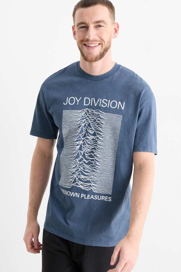 Hommes - T-shirt - relaxed fit - Joy Division - bleu
