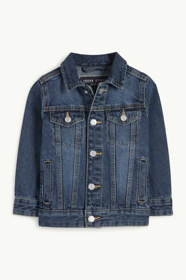 Enfants garçons - Veste en jean - jean bleu foncé