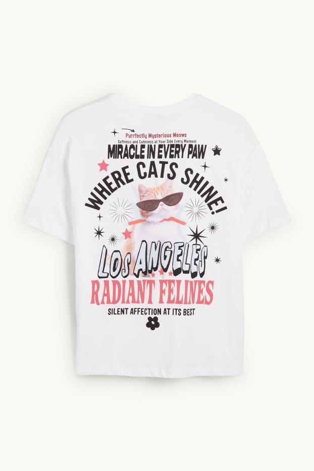 Damen - T-Shirt - weiss
