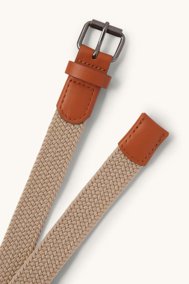Kinder Jungen - Gürtel - beige