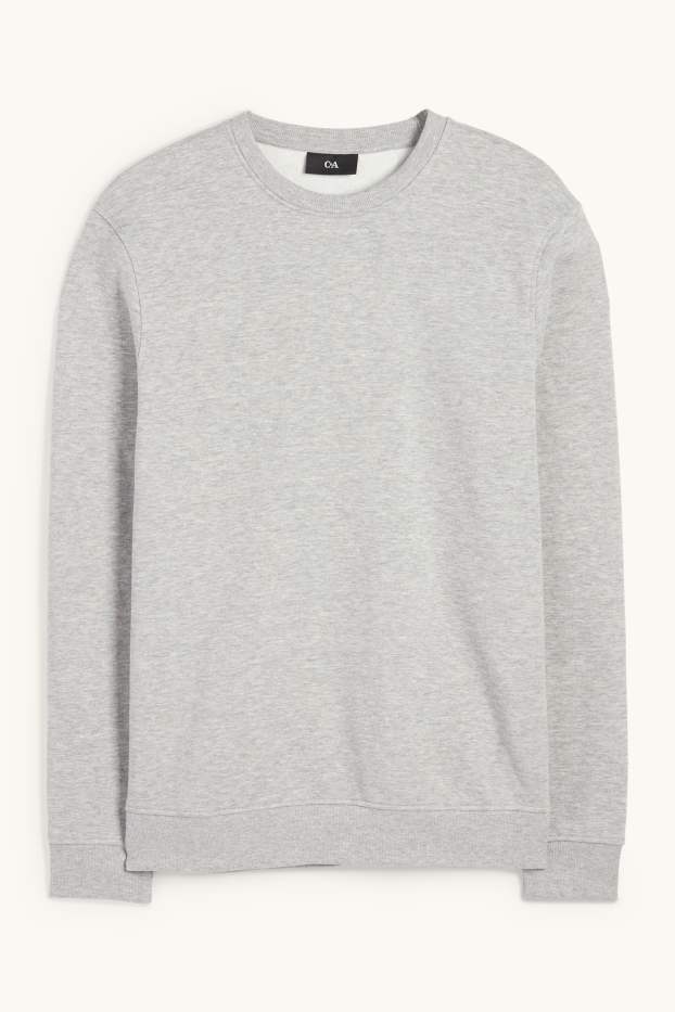 Hommes - Sweat - gris clair chiné