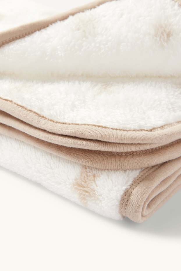 Unisex - Little star - baby blanket - 100 x 85 cm - beige