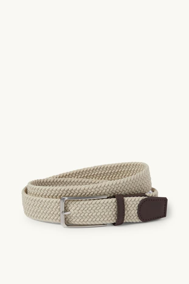 Uomo - Cintura - beige chiaro