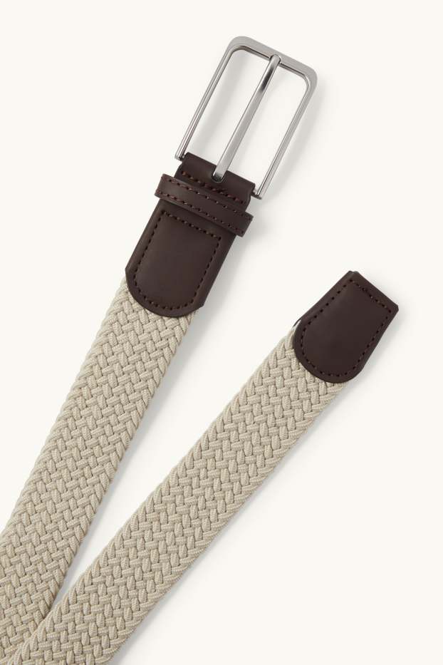 Uomo - Cintura - beige chiaro
