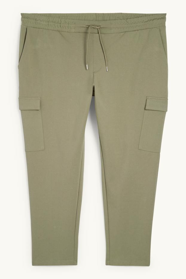 Herren - Cargo-Jogginghose - grün
