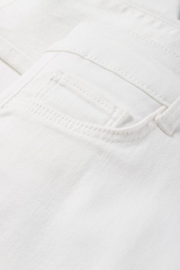 Donna - Jeggings - vita alta - bianco