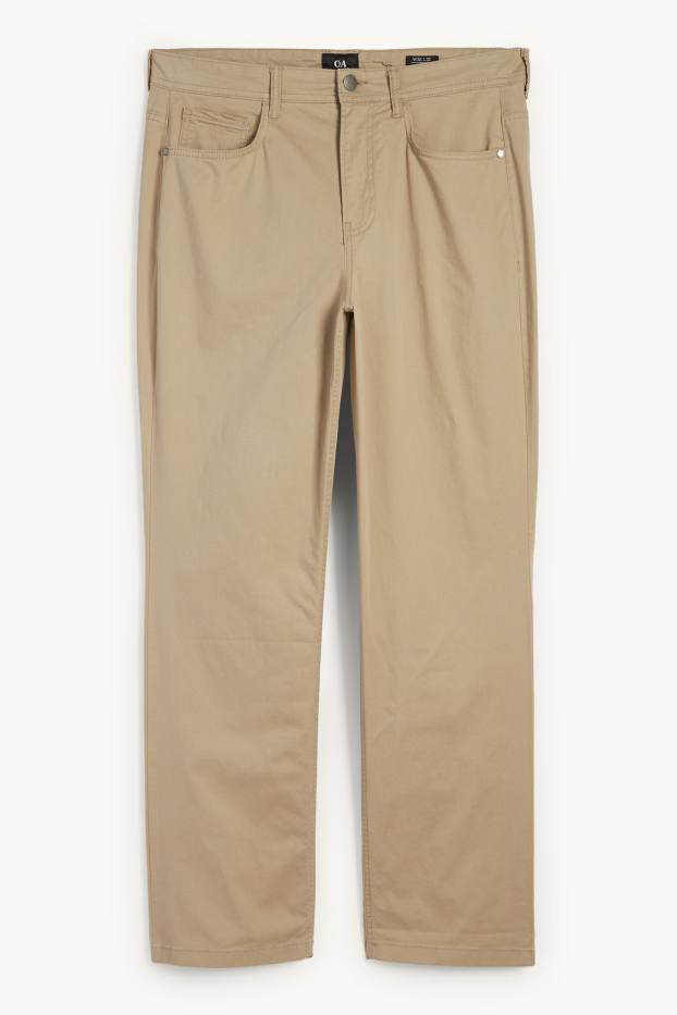 Hommes - Pantalon - regular fit - beige