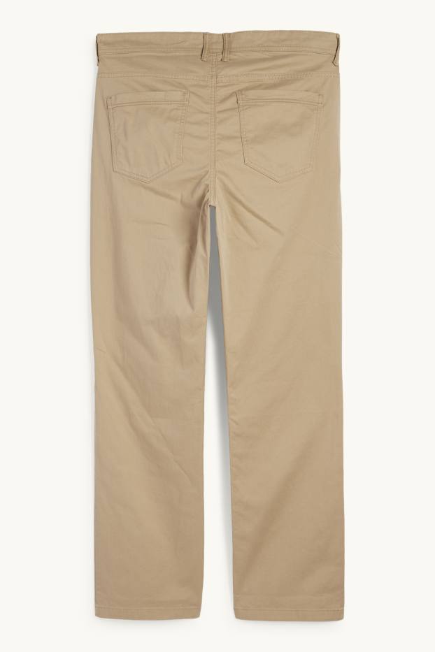 Hommes - Pantalon - regular fit - beige