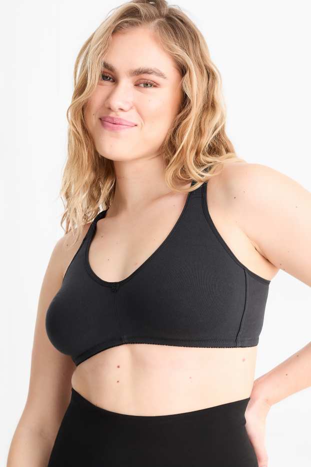 Dames - BH zonder beugels - zwart