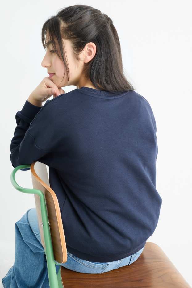 Niñas - Lilo & Stitch - sudadera - azul oscuro