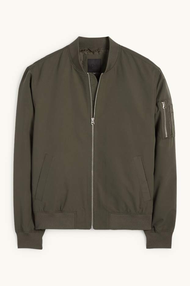 Herren - Bomberjacke - dunkelgrün