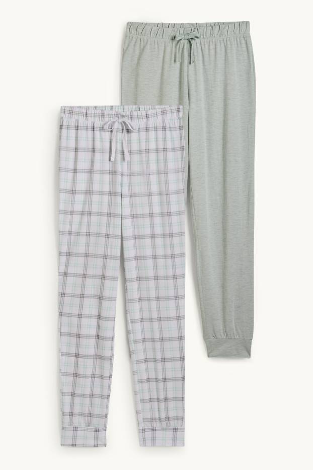 Femmes - Lot de 2 - bas de pyjama - gris