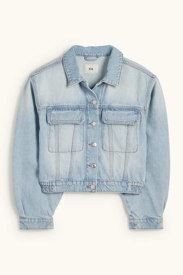 Damen - Jeansjacke - helljeansblau
