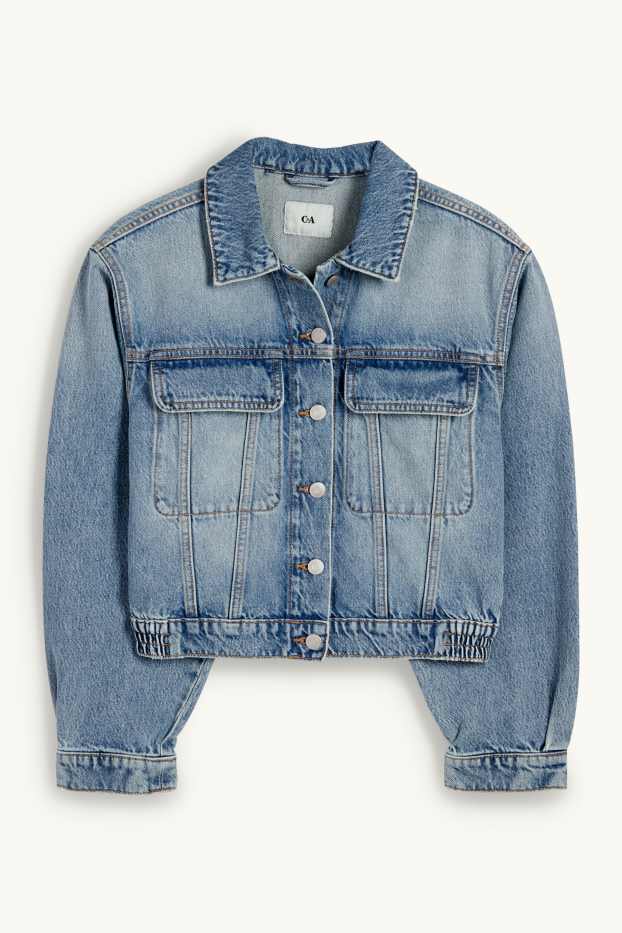 Dámské - Džínová bunda - džíny - modré