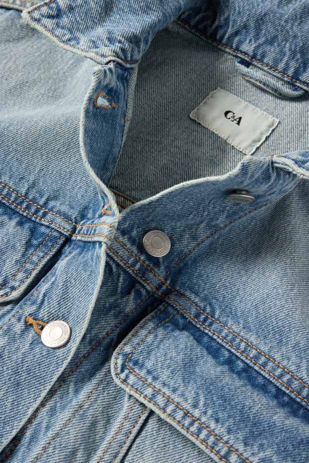 Dámské - Džínová bunda - džíny - modré