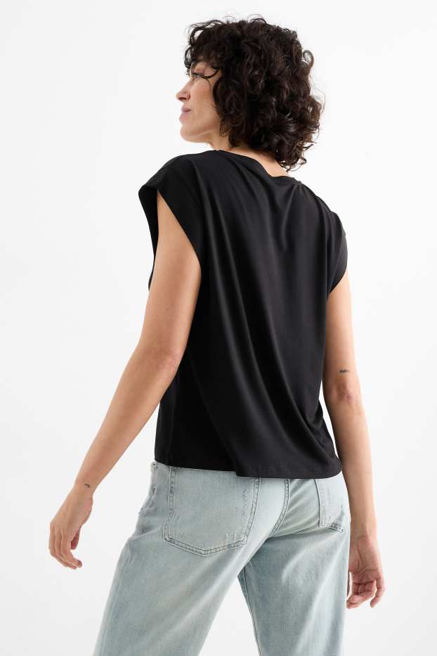 Damen - T-Shirt - schwarz