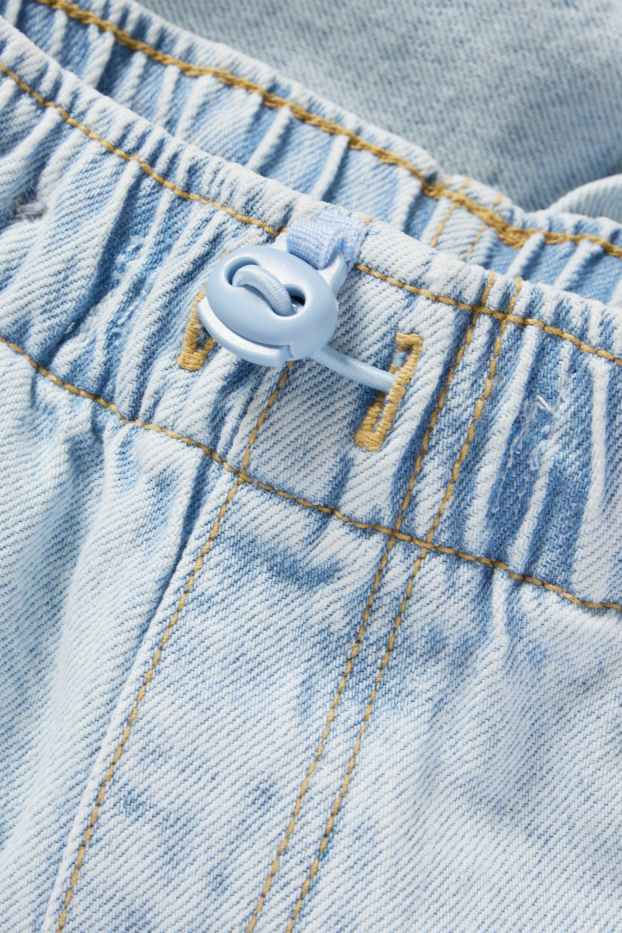 Kinder Jungen - Cargo Jeans - helljeansblau