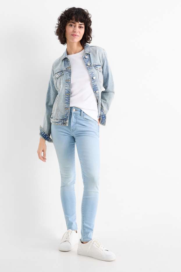 Donna - Skinny jeans - vita media - modellanti - LYCRA® - jeans azzurro