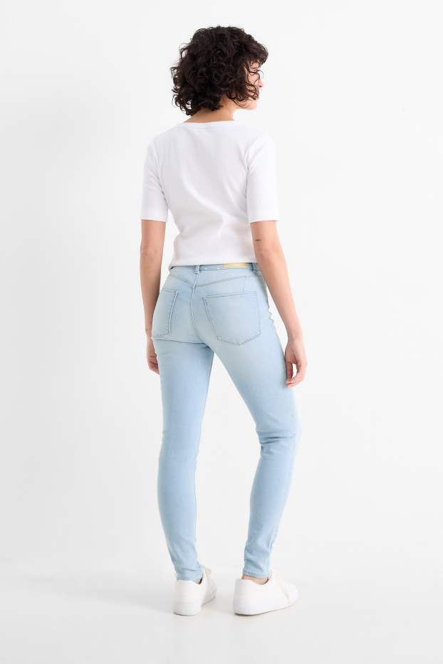 Donna - Skinny jeans - vita media - modellanti - LYCRA® - jeans azzurro