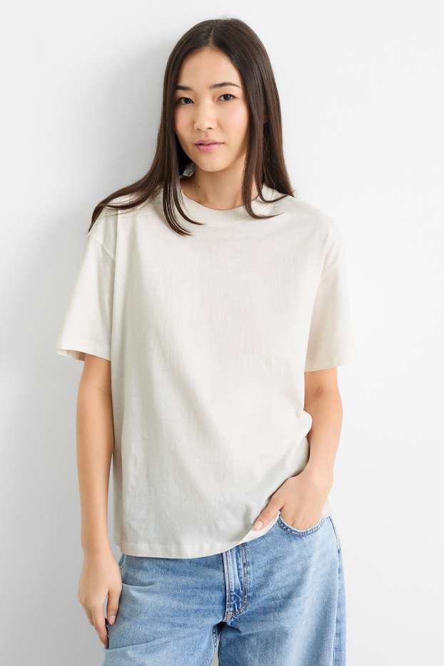 Damen - T-Shirt - weiss