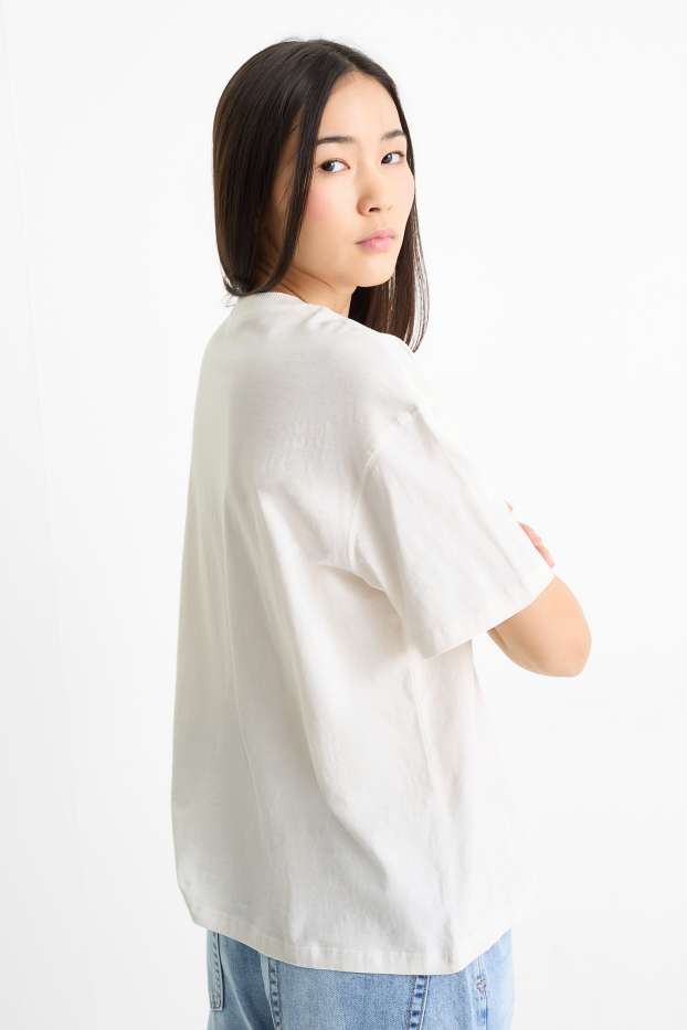 Damen - T-Shirt - weiss